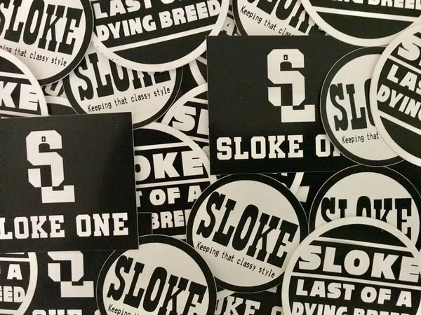 Sticker pack of 3 Sloke stickers